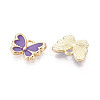 Eco-friendly Alloy Enamel Charms PALLOY-M212-11G-02-2