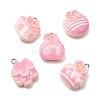 Opaque Resin Imitation Food Pendants RE-CBAA178-04P-1