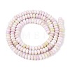 Ombre Effect Dyed Glass Beads Strands GLAA-T030-07A-01-2