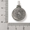 304 Stainless Steel Pendants STAS-F307-07P-3