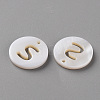 Natural Freshwater Shell Pendants SHEL-Q311-008S-2