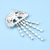 Crystal Rhinestone Lapel Pin JEWB-T002-16S-3