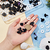   80Pcs 8 Style Triangle Velvet Craft Safety Screw Noses DOLL-PH0001-17-3