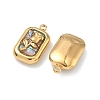 304 Stainless Steel Shell Pendants STAS-F345-01D-G-2