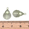 Spray Painted 430 Stainless Steel Pendants STAS-N121-08D-3