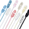 10 Colors Polyester Elastic Stretch Lace Trim OCOR-PH0008-01-1