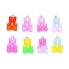 Gradient Color Opaque Resin Pendants RESI-R433-01-1