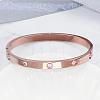 Stainless Steel Hinged Bangles for Women OT0070-1-1