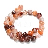 Grade A Natural Red Hematoid Quartz/Ferruginous Quartz Beads Strands G-L642-F03-12mm-3