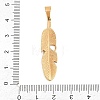 304 Stainless Steel Pendants STAS-B137-04G-3