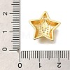 Rack Plating Brass Micro Pave Cubic Zirconia Pendants KK-I722-05G-M-3