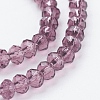 Transparent Glass Beads Strands GLAA-R029-4mm-M-3