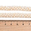Natural Cultured Freshwater Pearl Woven Beads Strands PA-CBAFEE8-09-4