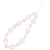 Plastic Beaded Mobile Phone Lanyard Wrist Strap AJEW-WH20010-63A-1