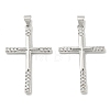 Rack Plating Brass Micro Pave Cubic Zirconia Pendants LS-KK-F869-07P-1