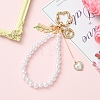 ABS Plastic Pearl Pendant Decorations HJEW-YW00458-4