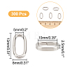 Unicraftale 201 Stainless Steel Linking Ring STAS-UN0040-16A-2