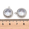304 Stainless Steel Rhinestone Pendants STAS-Z203-01P-01-3