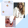 6Pcs Zinc Alloy Cufflinks BUTT-ME0001-53-4