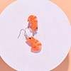 Resin Food Model Dangle Earrings PW-WG579D2-01-2