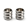 Non-Tarnish 201 Stainless Steel Bead STAS-H180-06P-1