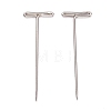 Non-Tarnish Nickel Plated Steel T Pins for Blocking Knitting FIND-D023-01P-04-1