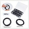 30Pcs Spray Painted Eco-Friendly Alloy Spring Gate Rings FIND-SP0006-04-2