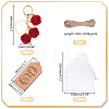 ABS Plastic Flower Keychains KEYC-WR00006-2