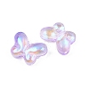 AB Color Plated Transparent Glass Beads GLAA-Z020-01I-2