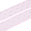 Single Face Printed Polyester & Acrylic Satin Ribbon SRIB-T009-06F-2