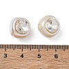 Baking Painted Acrylic & Rhinestone Beads RB-CBA19D7-04B-3