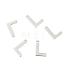 Tarnish Resistant 304 Stainless Steel Letter Charms STAS-O072-L-2