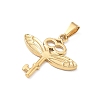 304 Stainless Steel Pendants SA-CBA34D4-13G-2
