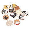 Alloy Enamel Pendants ENAM-L053-01KCG-2