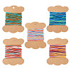 25M 5 Colors Braided Polyester Cord OCOR-TA0003-78-1