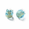 Handmade Gold Foil Lampwork Beads X-FOIL-T004-04B-2