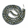 Electroplate Non-magnetic Synthetic Hematite Beads G-T114-60A-03-2