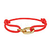 CCB Plastic Oval & Ring Link Bracelets WG5024D-03-1