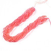 Baking Paint Transparent Glass Beads X1-DGLA-A035-T4mm-A01-2