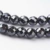 Non-Magnetic Synthetic Hematite Beads Strands HEMA-10D-1-1