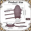 Imitation Leather Boot Cover AJEW-WH20003-14A-2