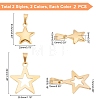 304 Stainless Steel Pendants STAS-UN0013-05-2