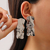 Exaggerated Alloy Stud Earrings WG74E5F-02-1
