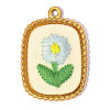 304 Stainless Steel with Cloth Pendants FB-OY001-04G-1