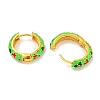 Rack Plating Brass Hoop Earrings EJEW-C102-45G-3