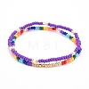 Glass Seed Beads Stretch Bracelets BJEW-JB06294-2