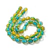Two Tone Resin Beads Strands GLAA-T035-02A-3