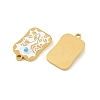 304 Stainless Steel Enamel Pendants STAS-H251-03A-03-2
