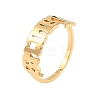 Ion Plating(IP) 304 Stainless Steel Constellation Open Cuff Ring for Women RJEW-C097-01G-03-1