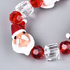 Christmas Theme Handmade Lampwork Beads Strands LAMP-N028-18A-3